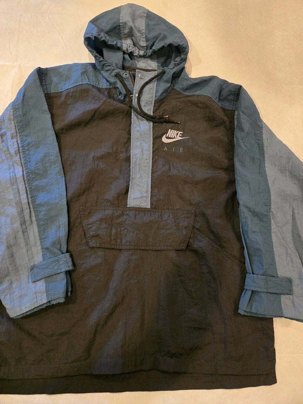 Vintage 90s Nike Air Track Quarter Zip Jacket Size S Rare